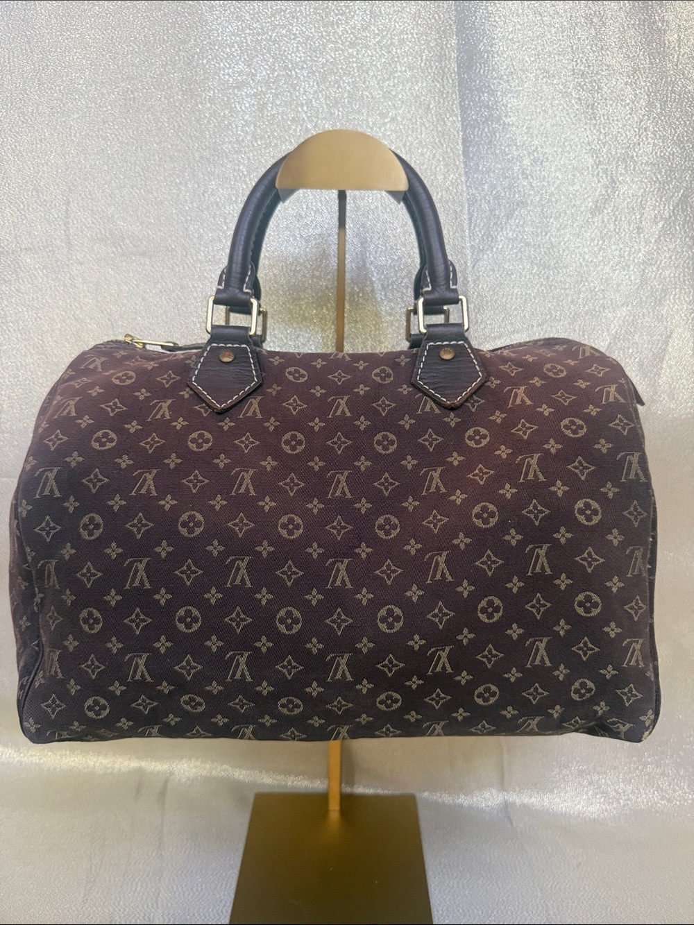 Louis Vuitton Brown Speedy 30 Mini Lim